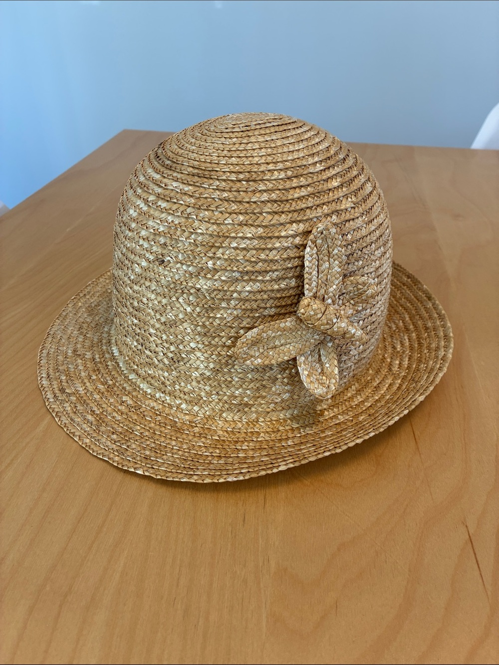 Camrose & Kross ladies straw sun hat with butterfly accent